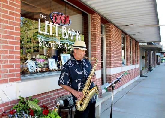 McGregor Iowa Man Playing Saxaphone